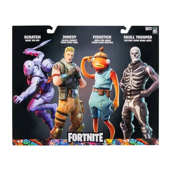Fortnite Victory Squad Figurer 30cm 4-pack multifärg