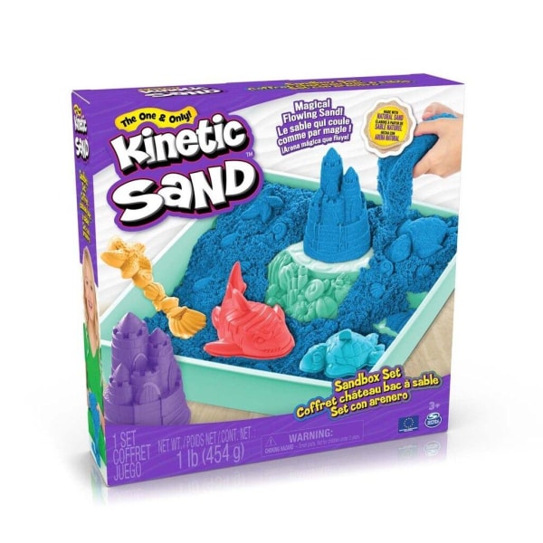 Kinetic Sand Sandbox Set Blå Blå