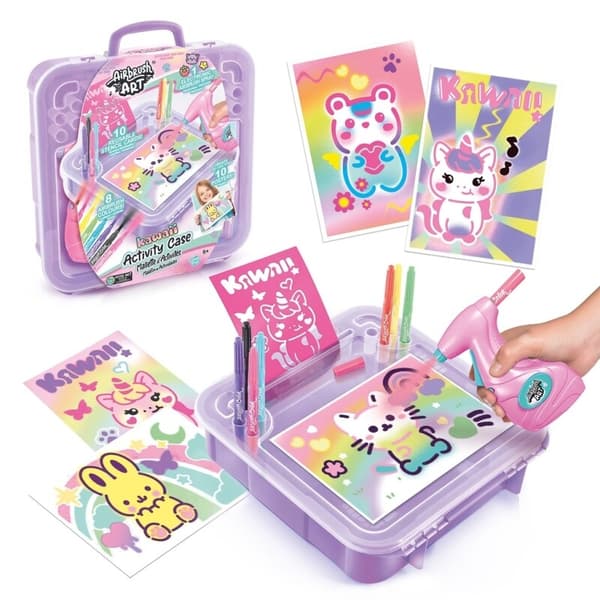Airbrush Art Kawaii Activity Case multifärg