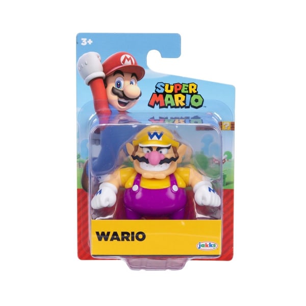 Super Mario Figur 5cm Wario multifärg
