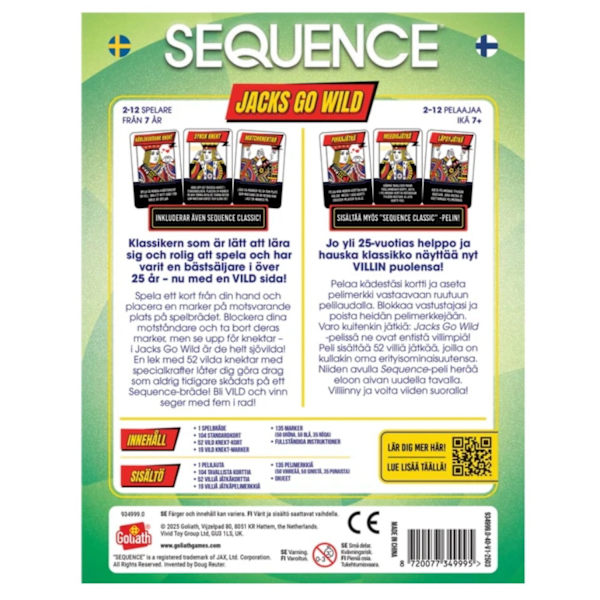 Sequence Jacks Go Wild SE/FI