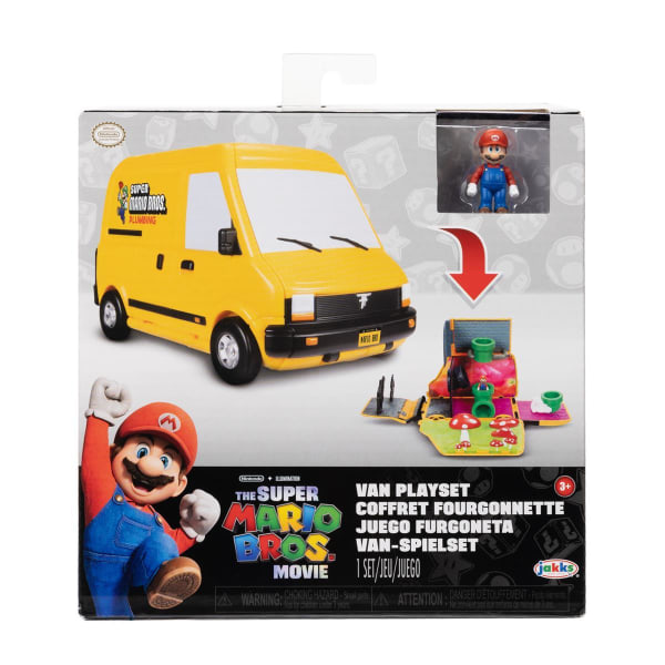 Super Mario Movie Mini Skåpbil Lekset MultiColor