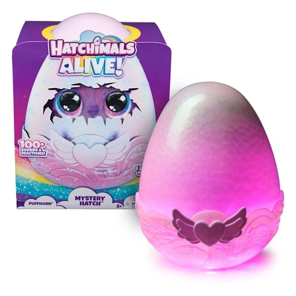 Hatchimals Alive Mystery Hatch Pufficorn multifärg