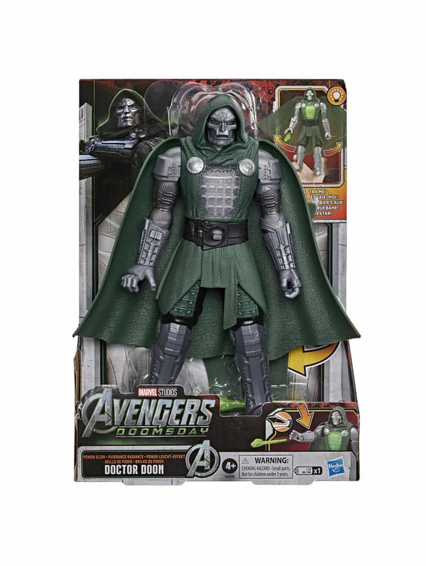 Avengers Doomsday Doctor Doom Power Glow Figur multifärg
