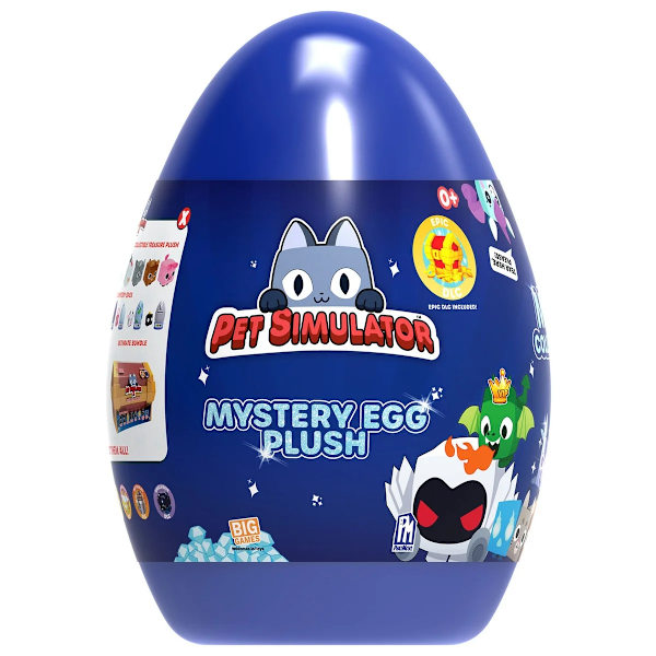 Pet Simulator Mystery Egg Plush multifärg