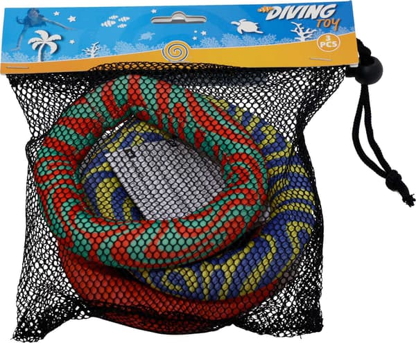 Dykleksaker Ringar 3-pack multifärg