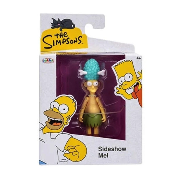 The Simpsons Figur 6cm Sideshow Mel multifärg