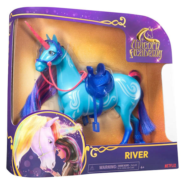 Unicorn Academy Enhörning 28cm River multifärg
