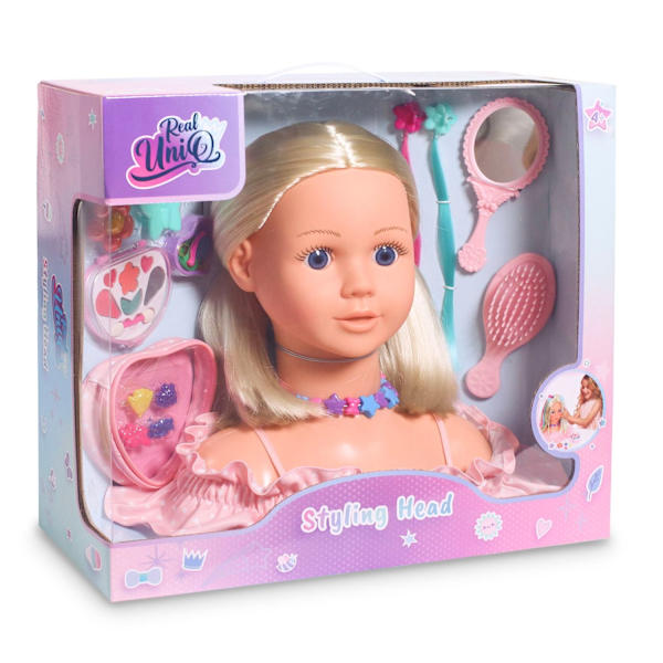 Real UniQ Styling Head Sminkhuvud multifärg