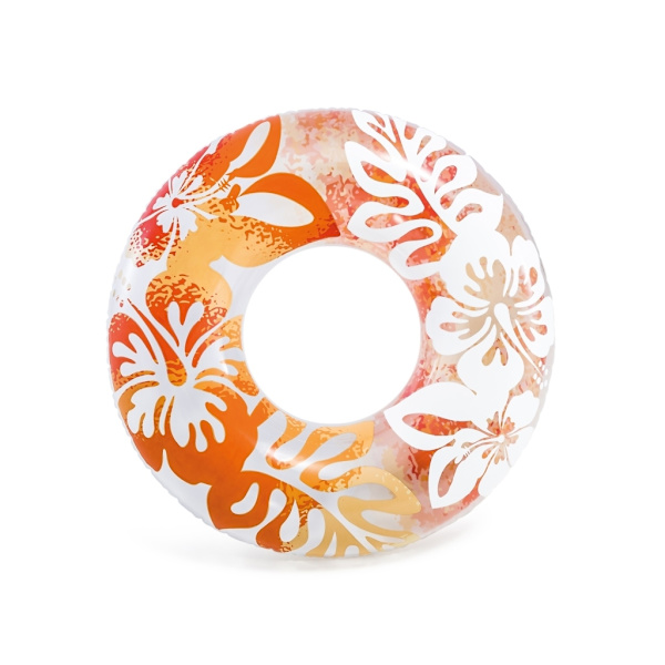 INTEX Badring Clear 91cm Orange multifärg
