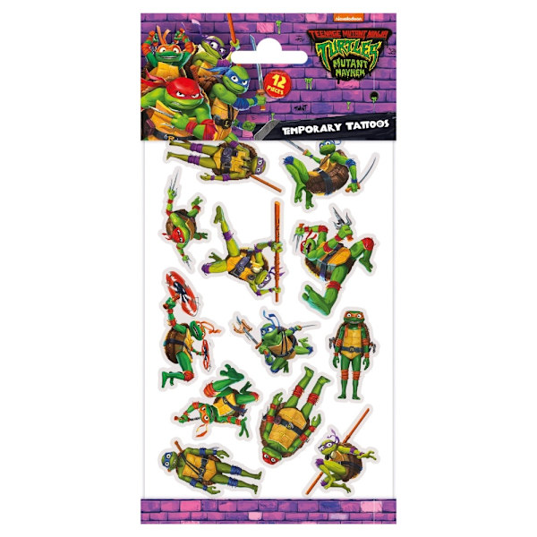 Turtles Tatueringar multifärg