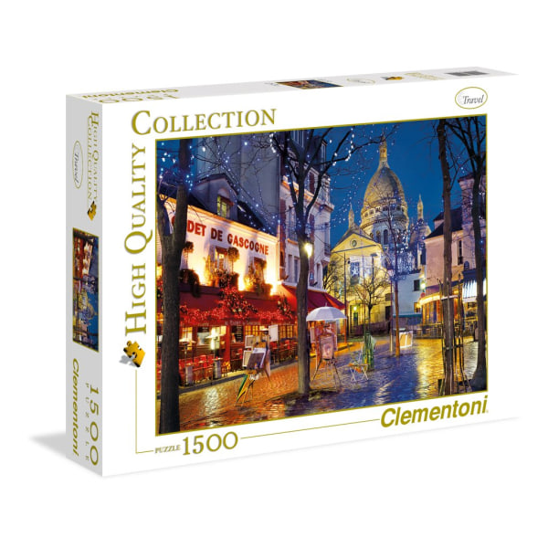 Clementoni Paris Montmartre Pussel 1500 bitar 31999 multifärg
