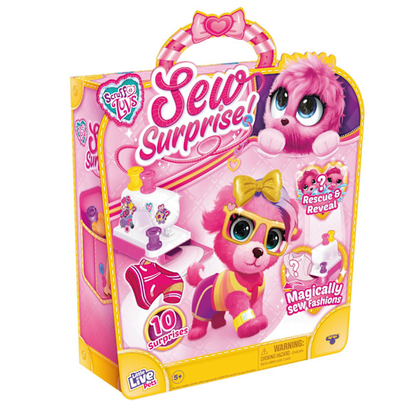 Scruff-A-Luvs Sew Surprise Pink multifärg