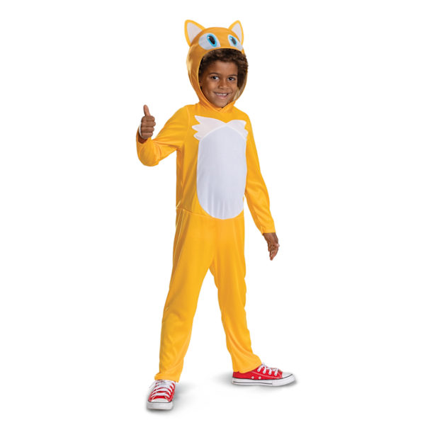 Sonic Tails Utklädning Jumpsuit M 7-8 år MultiColor M (7-8 år)