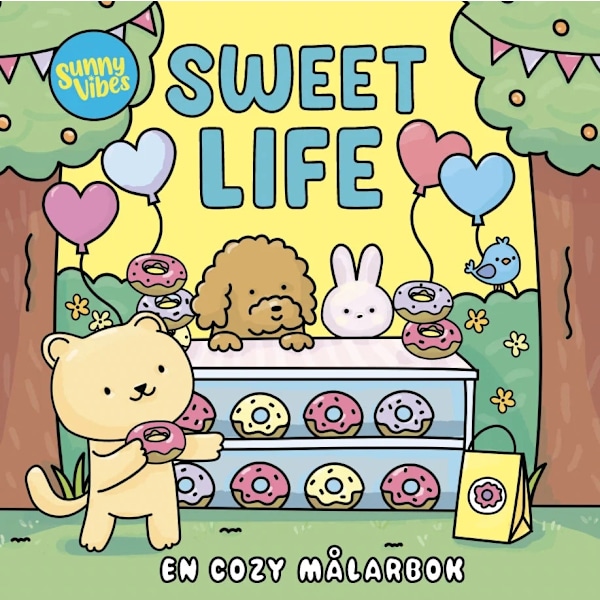 Cozy Sweet Life Målarbok multifärg