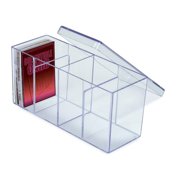 Ultra Pro 4 Compartment Card Box Transparent