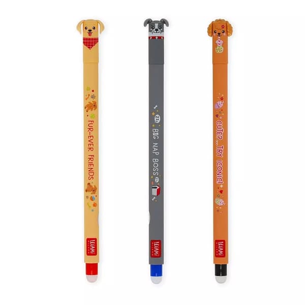 Legami Gelpenna med utsuddbart bläck 3-pack Fur-ever Friends