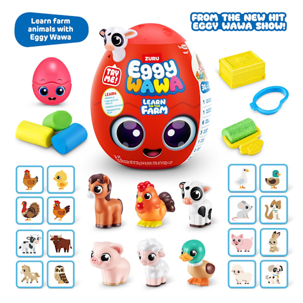 Zuru Eggy Wawa Learn on the Farm Surprise Egg multifärg