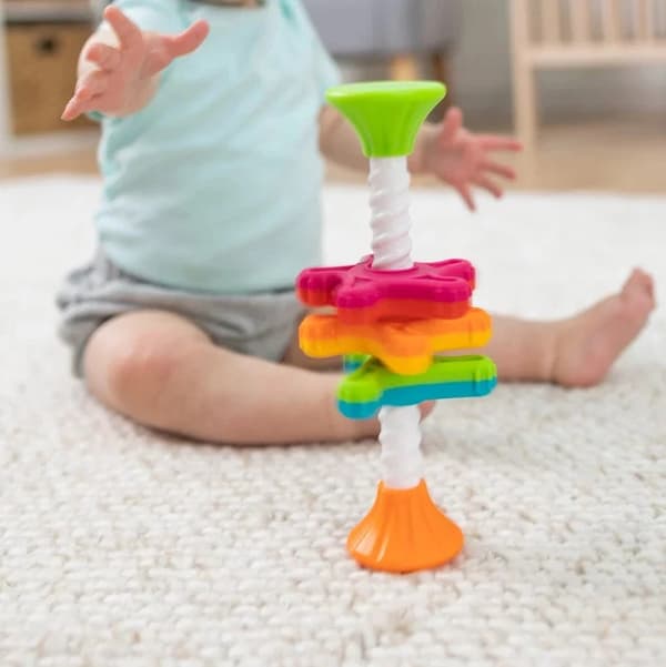 Fat Brain Mini Spinny Aktivitetsleksak multifärg