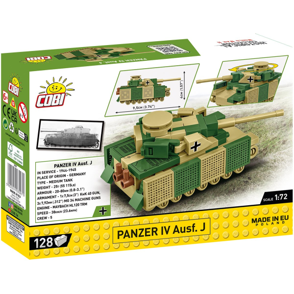Cobi Panzer IV Ausf. J 1:72 3097 multifärg