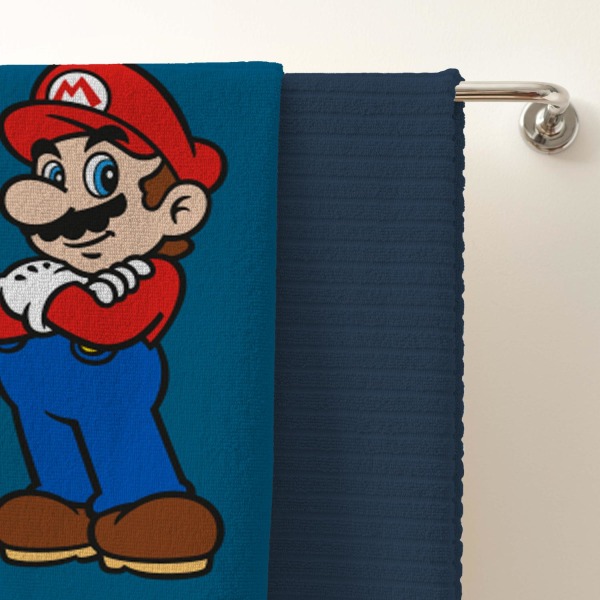 Super Mario Handduk 70x120 cm multifärg