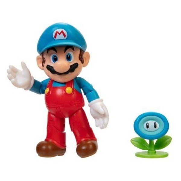 Super Mario Figur 10cm Ice Mario multifärg