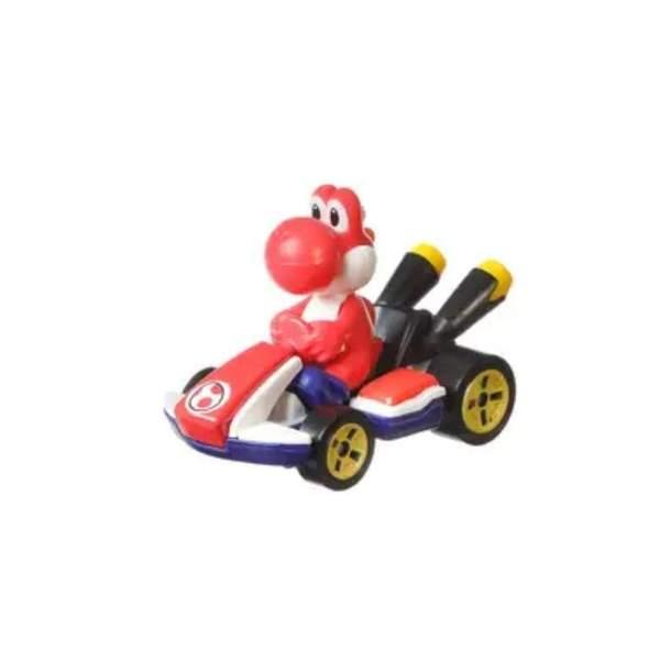 Hot Wheels Mario Kart RED YOSHI Standard Kart multifärg