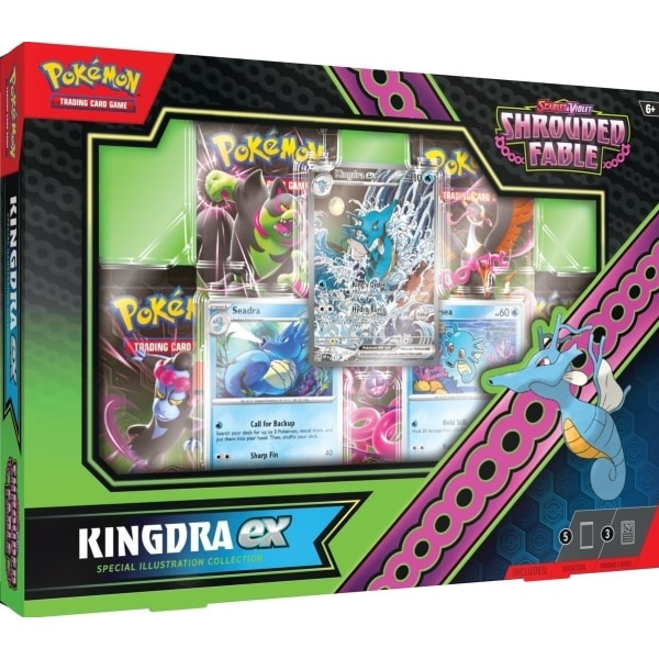 Pokemon ex Special Illustration Kingdra Collection Shrouded Fable MultiColor