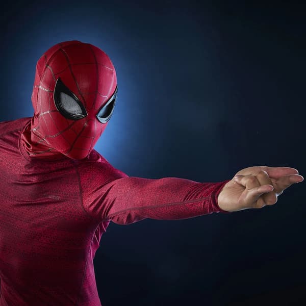 Marvel Legends Series Spiderman Electronic Mask Role Play multifärg