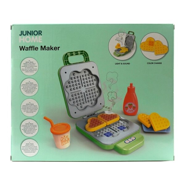 Junior Home Våffeljärn Lekset multifärg