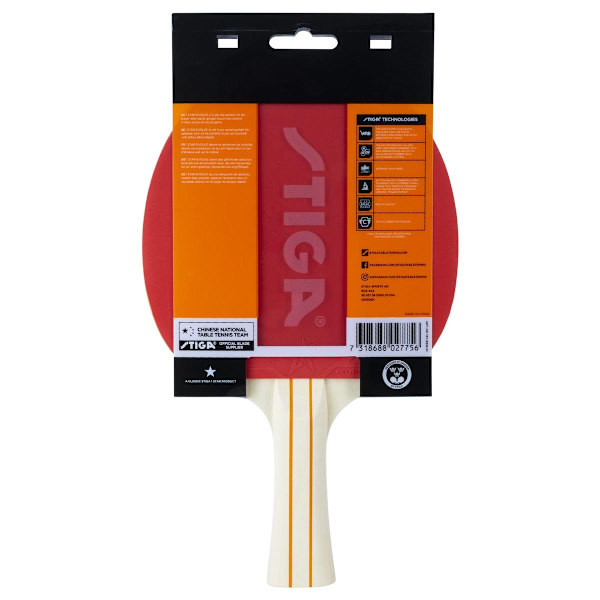 STIGA Evolve 1-Star Pingisracket multifärg