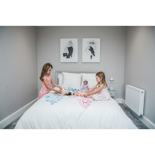 Tiny Treasures Docka Blond med rosa kläder multifärg