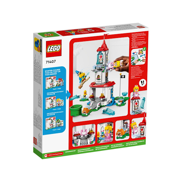 LEGO® Super Mario™ Cat Peachs dräkt och frusna torn Expansionsset 71407 multifärg