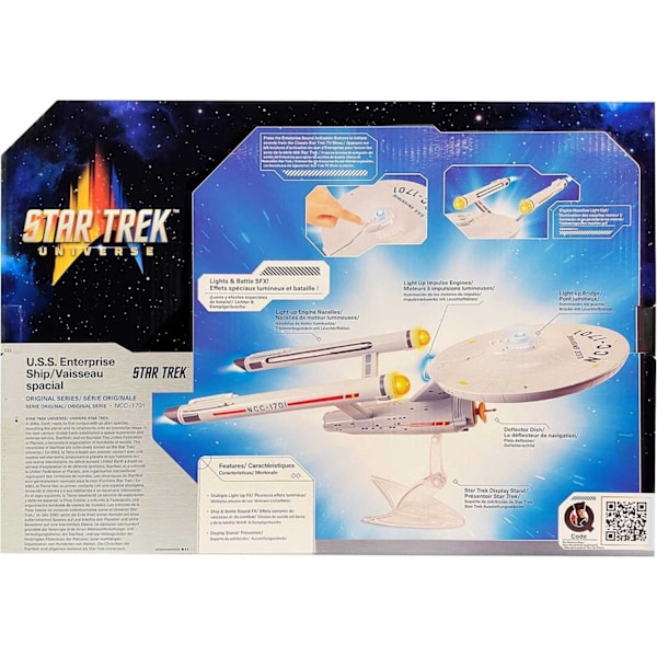 Star Trek Universe U.S.S. Enterprise Ship multifärg