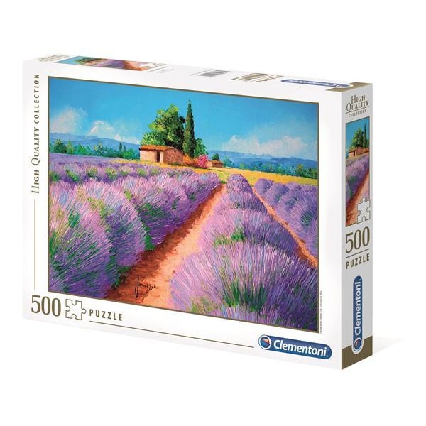 Clementoni Lavender Scent Pussel 500 bitar 35073 multifärg