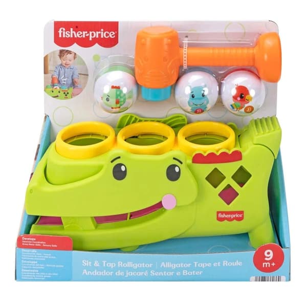 Fisher-Price Hamra & Rulla Alligator multifärg