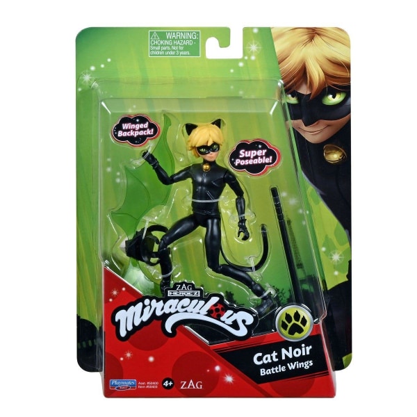 Miraculous Docka Liten Cat Noir multifärg