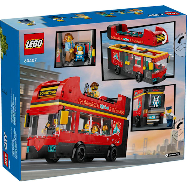 LEGO® City Röd dubbeldäckare för sightseeing 60407 multifärg