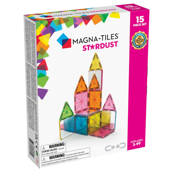 Magna-Tiles Stardust 15 delar multifärg