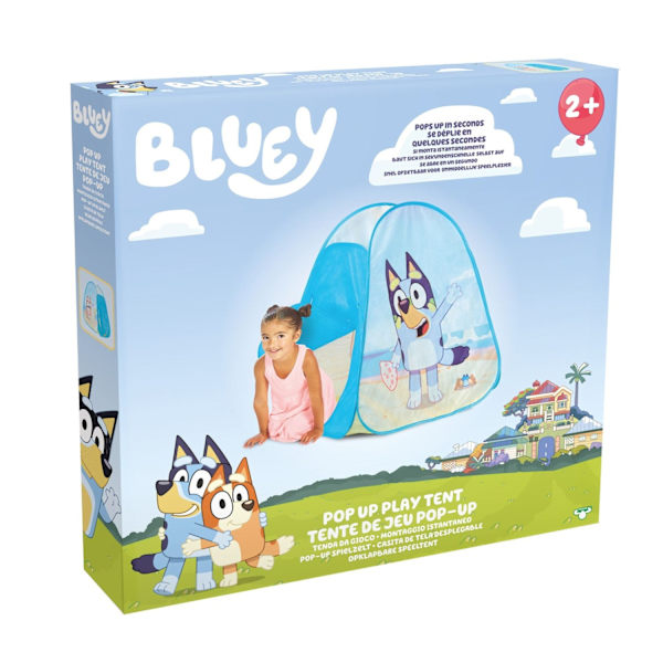 Bluey Pop Up Lektält multifärg