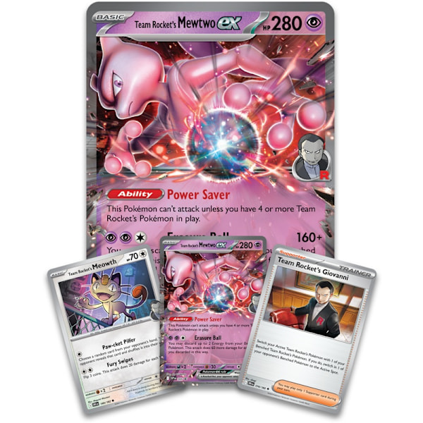 Pokemon Team Rocket's Mewtwo ex Box multifärg