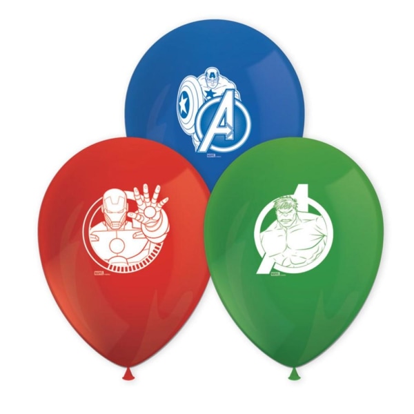 Marvel Avengers Ballonger 8-pack multifärg