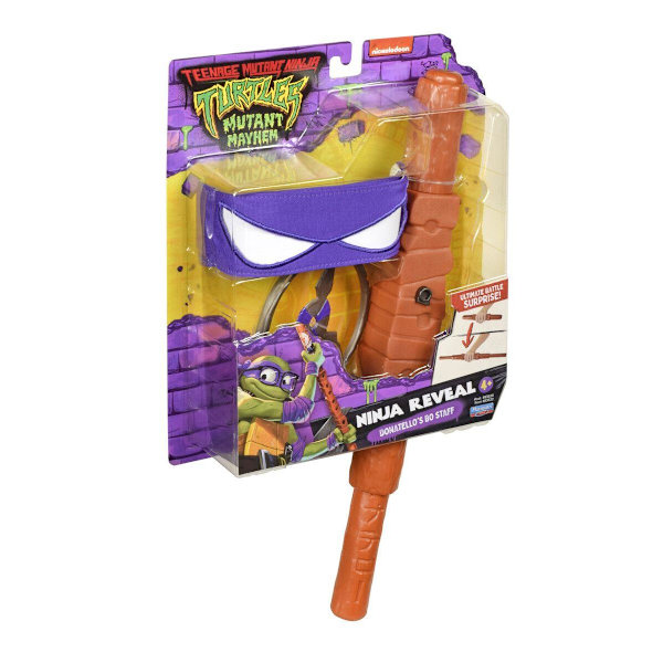 Turtles Mutant Mayhem Ninjautrustning Donatellos Bo Staff