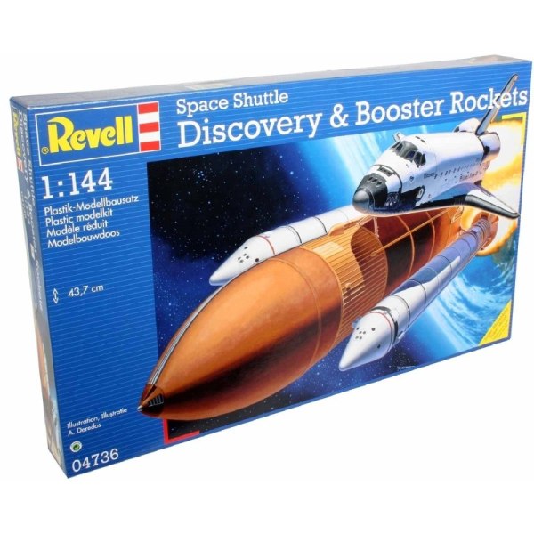 Revell Space Shuttle Discovery & Booster Rockets 1:144 Modellbyg multifärg