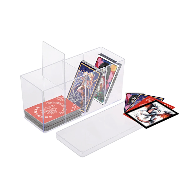 Ultra Pro 4 Compartment Card Box Transparent