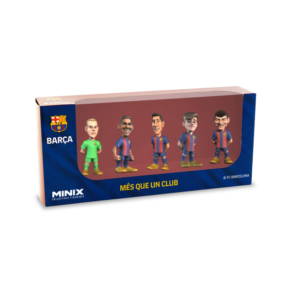 Minix FC Barcelona 5-pack Samlarfigurer multifärg