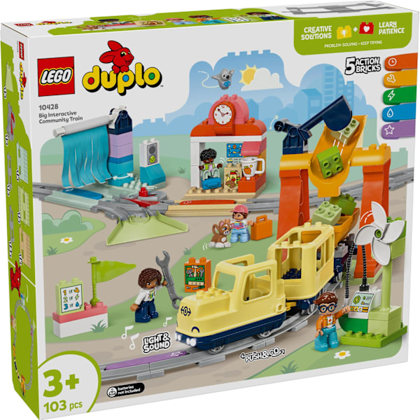 LEGO® DUPLO Stort interaktivt pendeltåg 10428