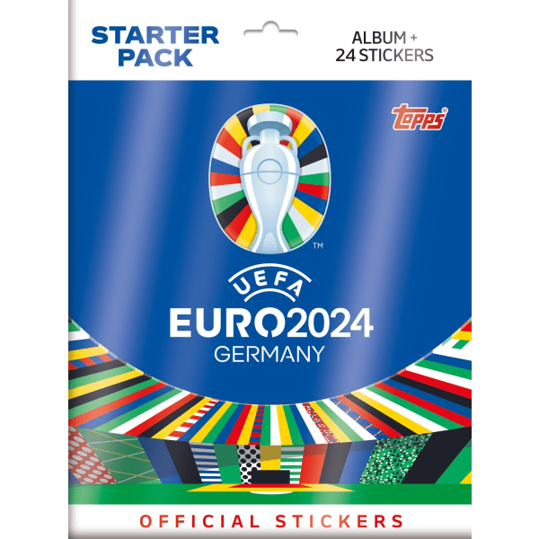 EURO 2024 Starter Pack Stickers Album multifärg