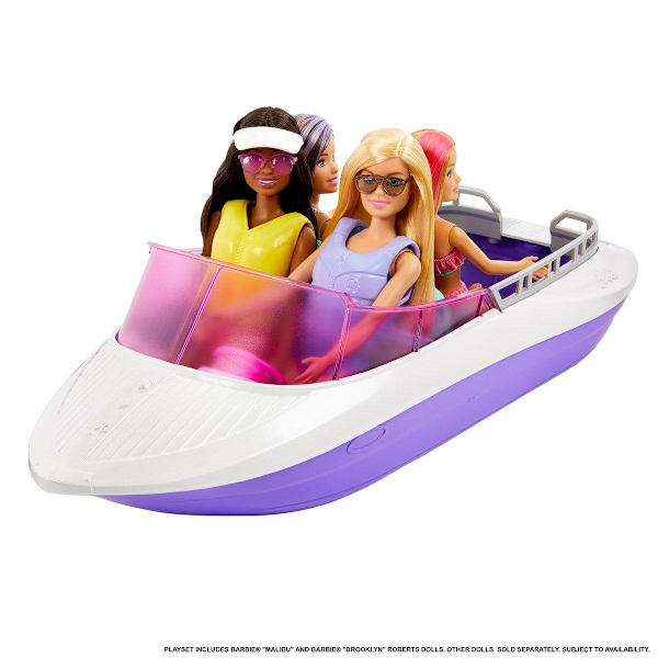 Barbie Båt med två dockor multifärg