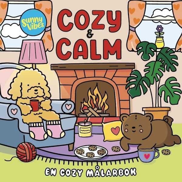Cozy & Calm Målarbok multifärg